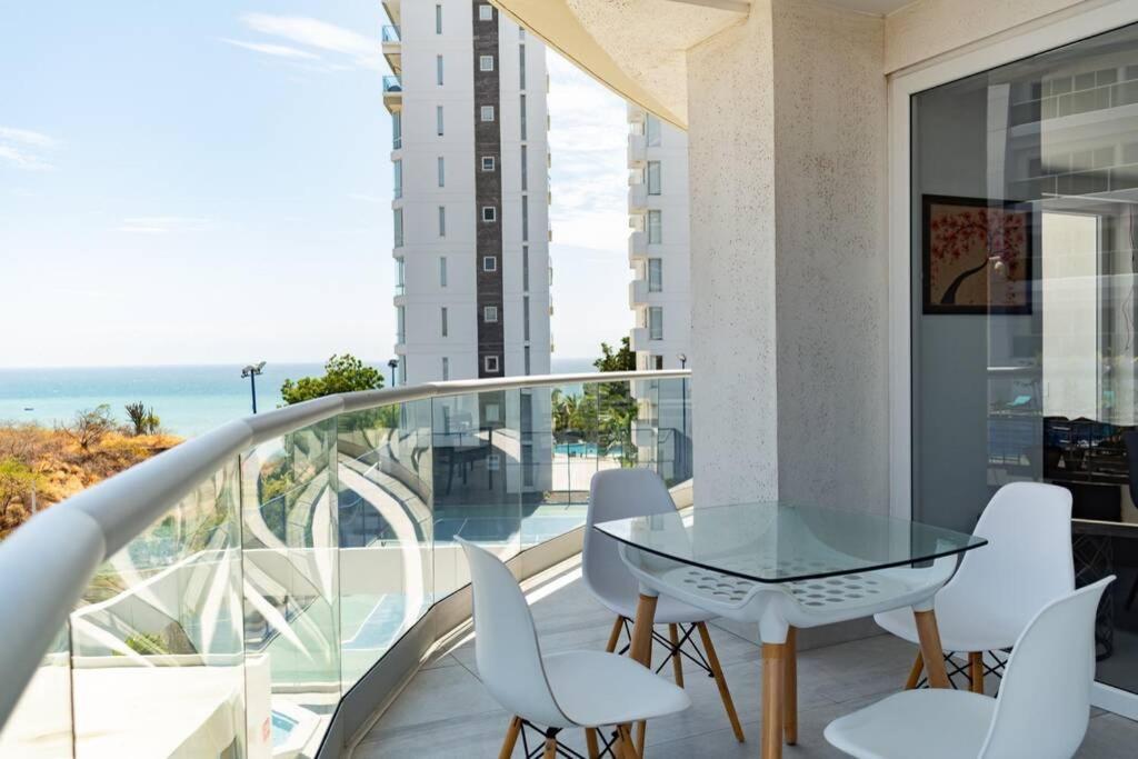 M3 Lujoso Y Comodo Departamento Con Playa 2 Piscinas Cancha De Tenis Jacuzzi Seguridad 24 Horas มันตา ภายนอก รูปภาพ