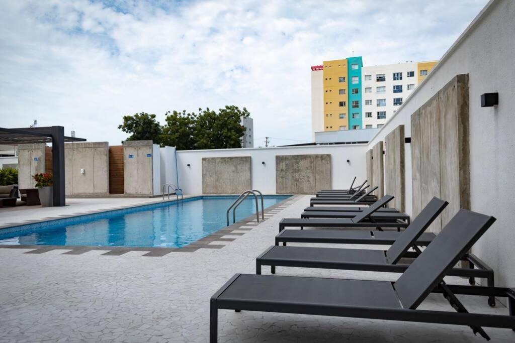 M3 Lujoso Y Comodo Departamento Con Playa 2 Piscinas Cancha De Tenis Jacuzzi Seguridad 24 Horas มันตา ภายนอก รูปภาพ