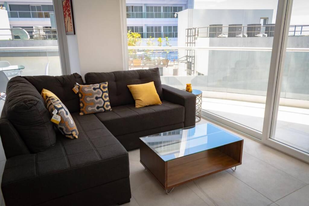 M3 Lujoso Y Comodo Departamento Con Playa 2 Piscinas Cancha De Tenis Jacuzzi Seguridad 24 Horas มันตา ภายนอก รูปภาพ