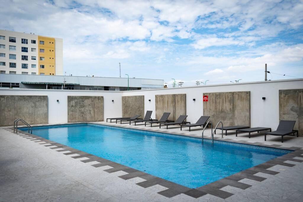 M3 Lujoso Y Comodo Departamento Con Playa 2 Piscinas Cancha De Tenis Jacuzzi Seguridad 24 Horas มันตา ภายนอก รูปภาพ