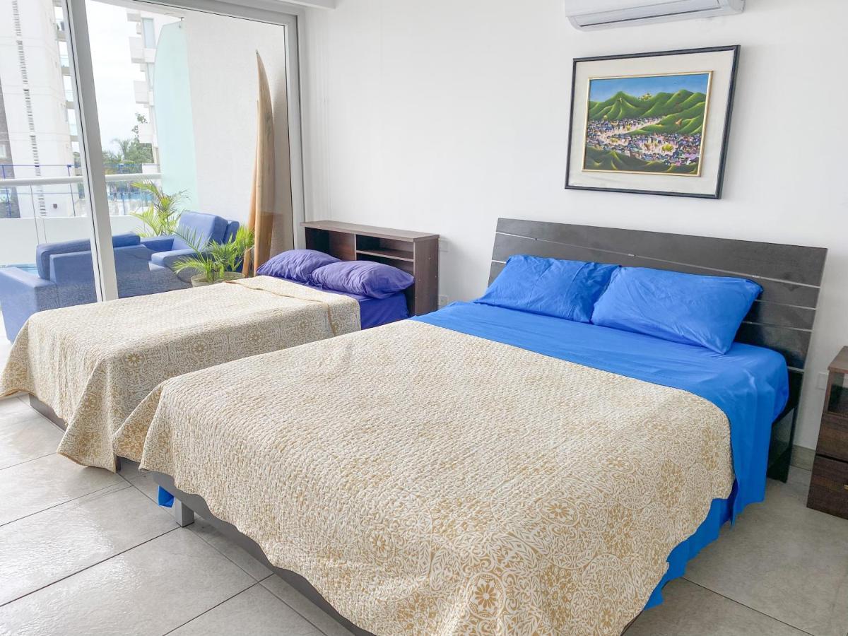 M3 Lujoso Y Comodo Departamento Con Playa 2 Piscinas Cancha De Tenis Jacuzzi Seguridad 24 Horas มันตา ภายนอก รูปภาพ